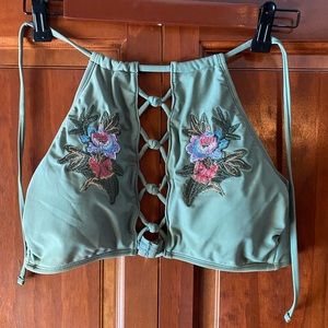 Altar’d State Embroidered Swim Top